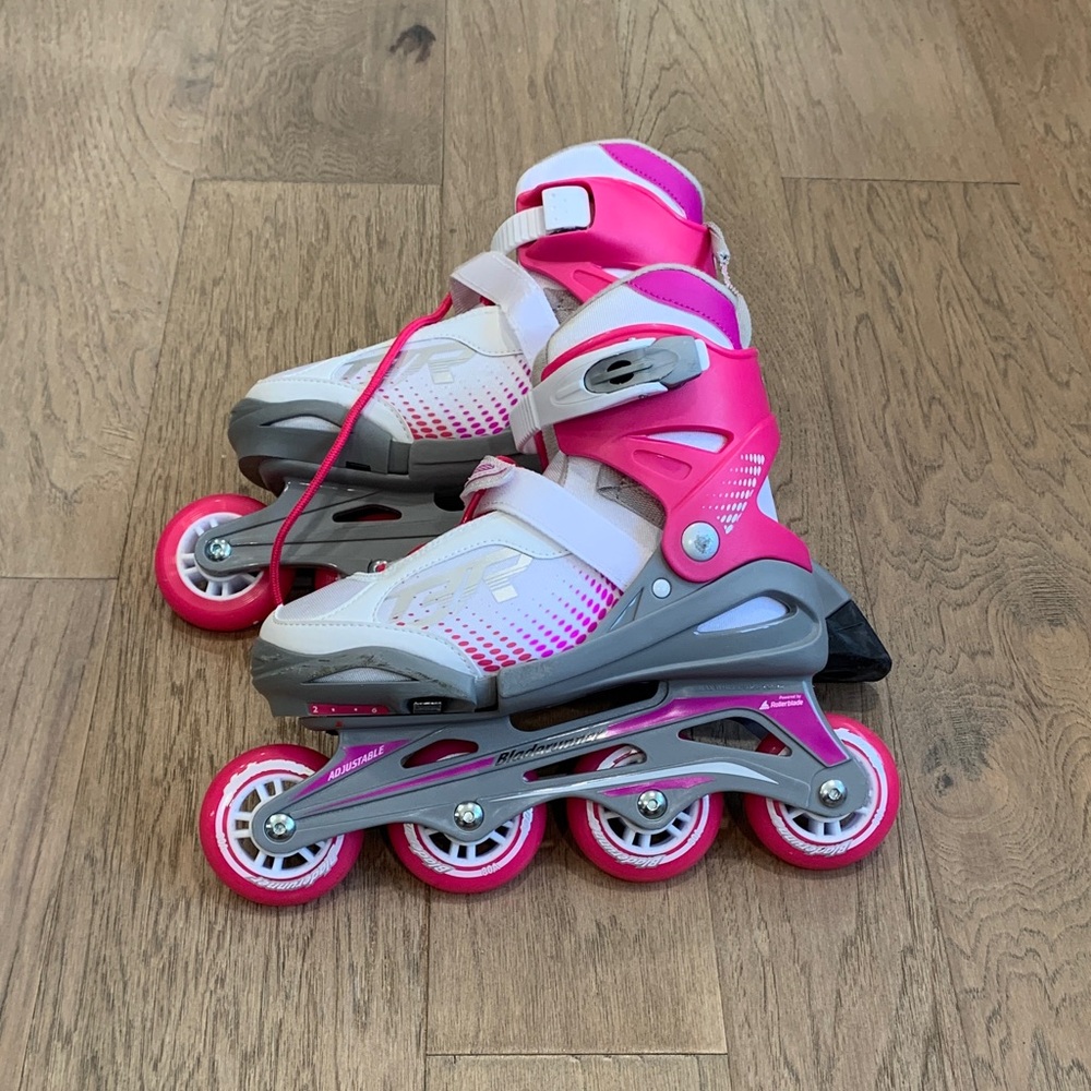 Bladerunner by Rollerblade Phoenix Adjustable Fitness Inline Skate Size 2-6 - Picture 6 of 7